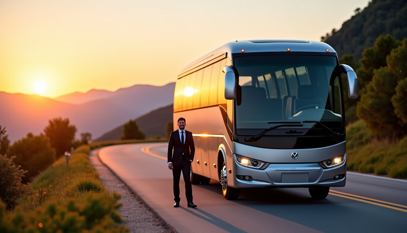 Location de bus avec chauffeur : la solution idéale pour vos déplacements de groupe.