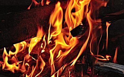 feu de cheminée
